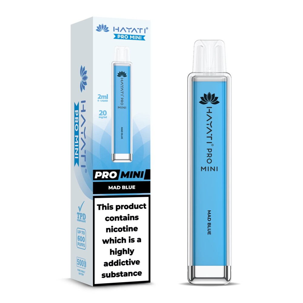 Hayati® Pro Mini - Mad Blue - 20mg/ml 600 Puffs