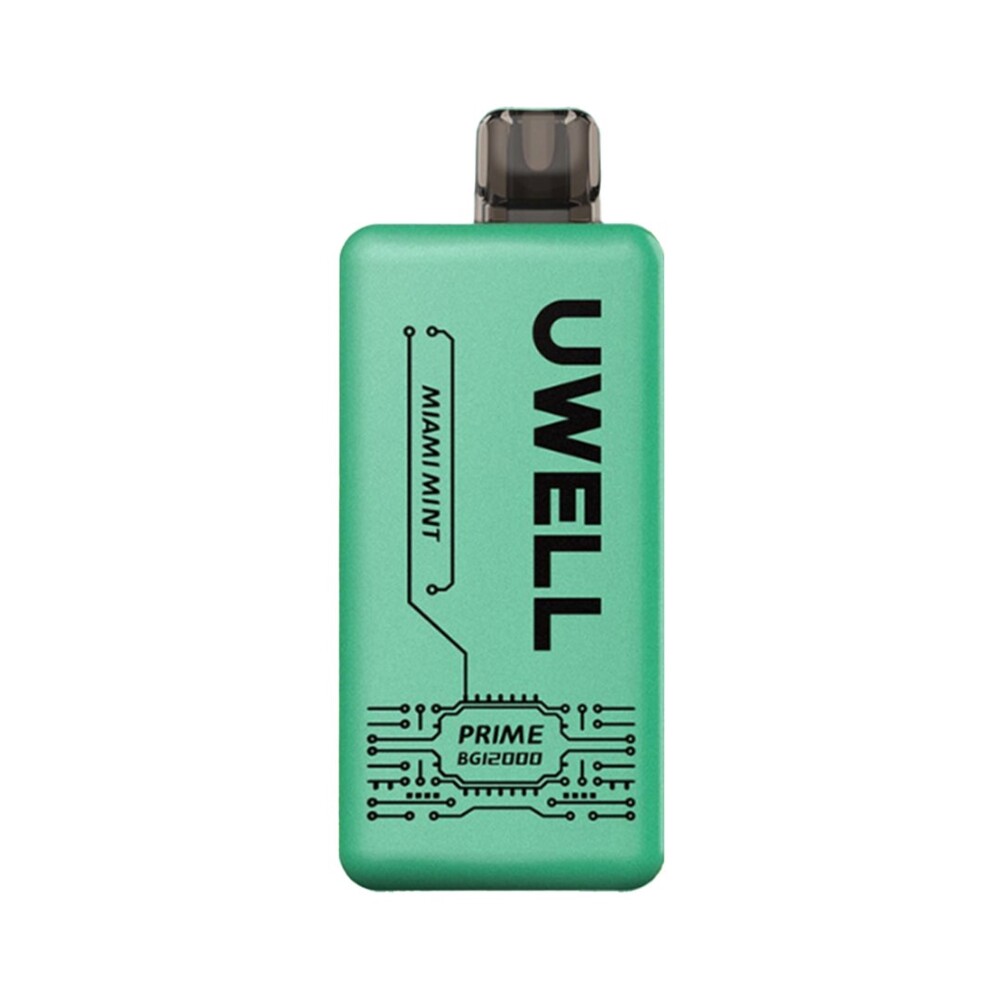 Uwell Prime BG Miami Mint - 50mg/ml 12000 Puffs