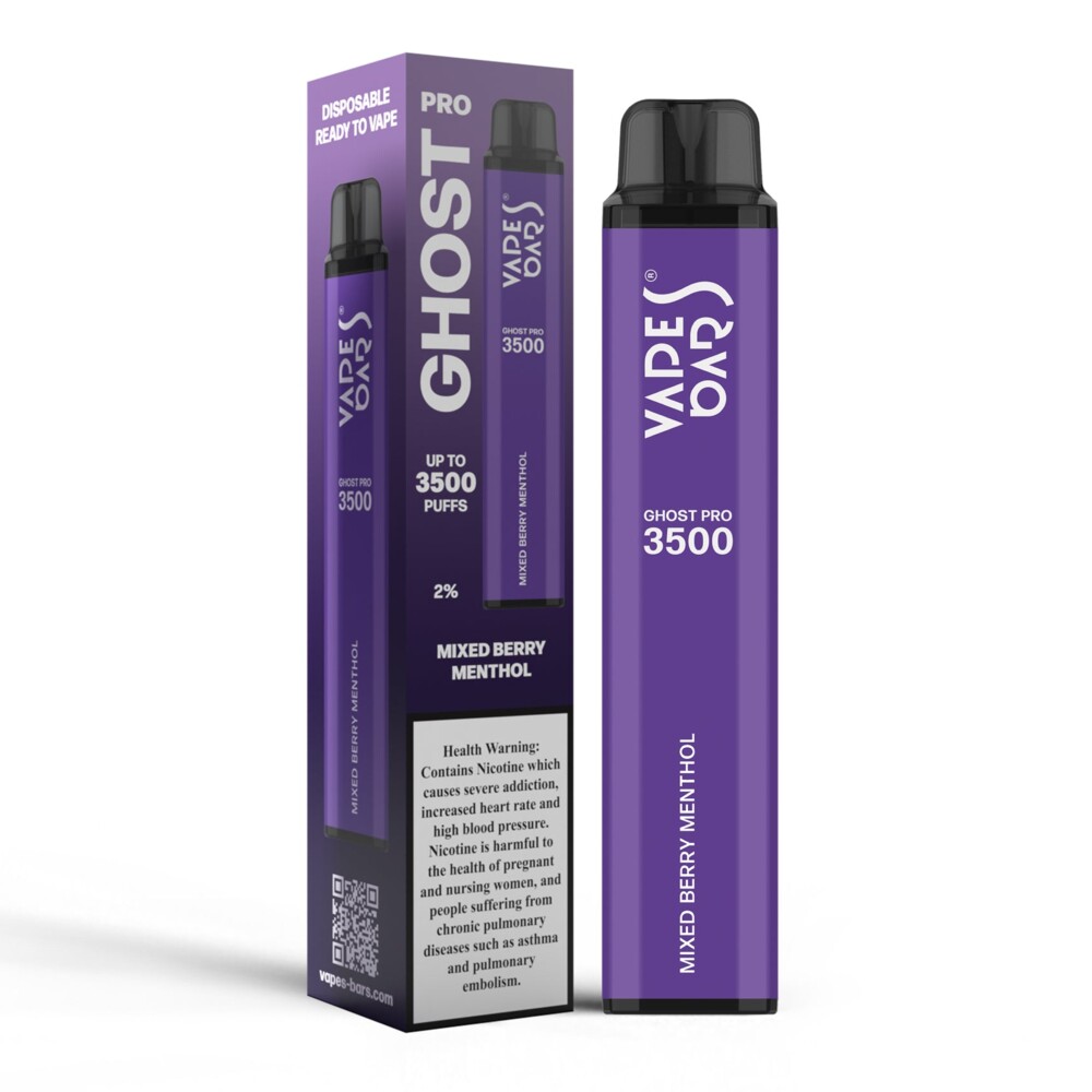 Ghost Pro - Mixed Berry Menthol - 20mg/ml 3500 Puffs