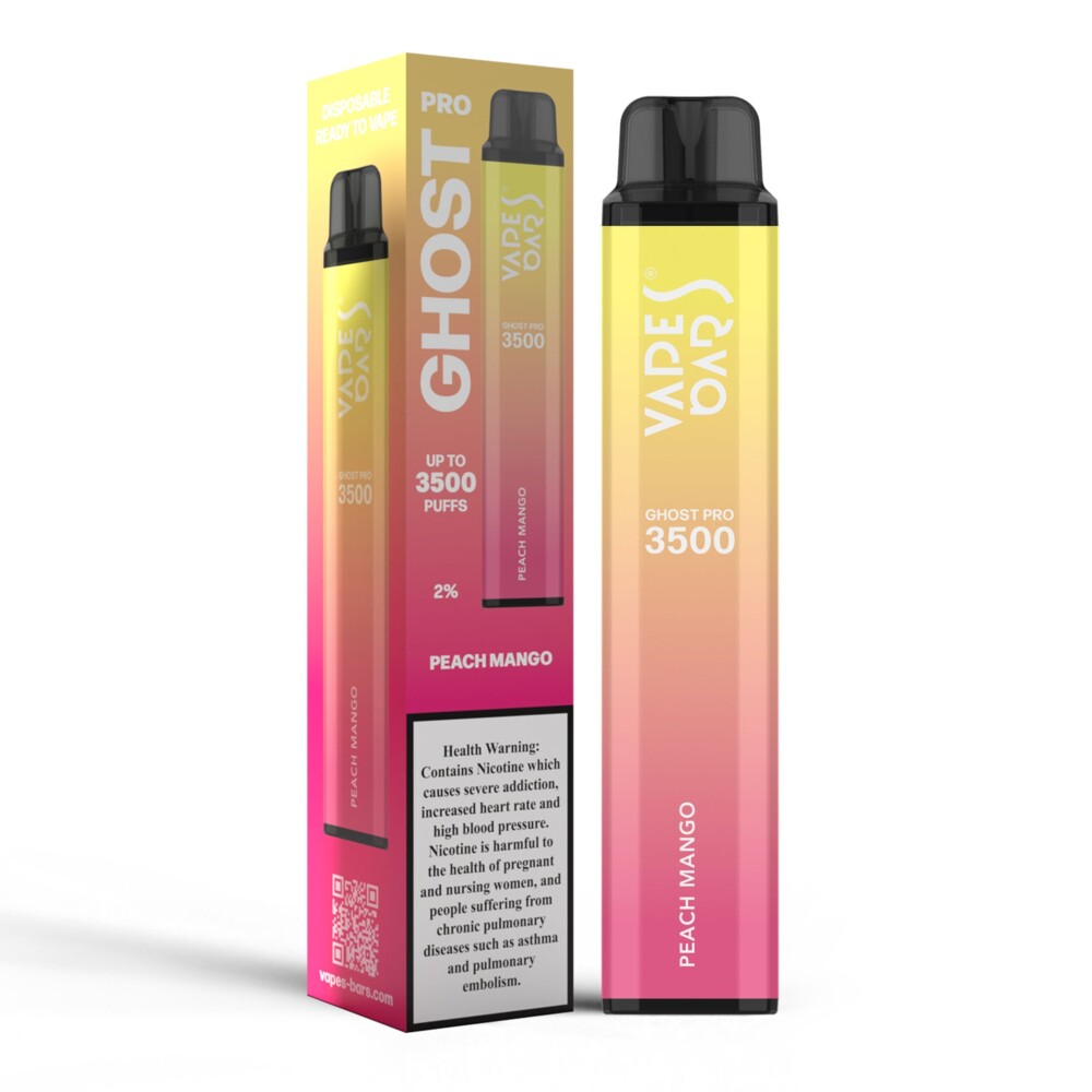 Ghost Pro - Peach Mango - 20mg/ml 3500 Puffs