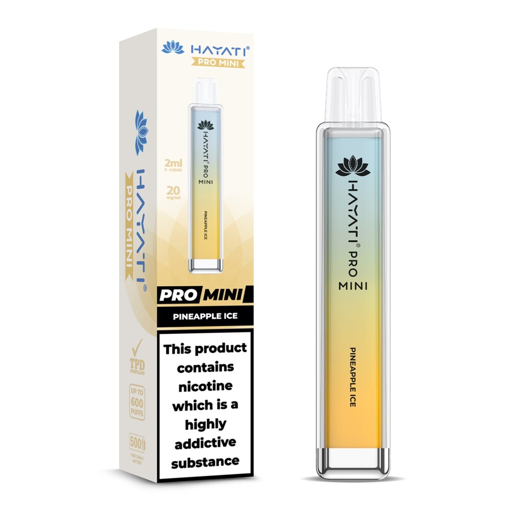 Hayati® Pro Mini - Pineapple Ice - 20mg/ml 600 Puffs