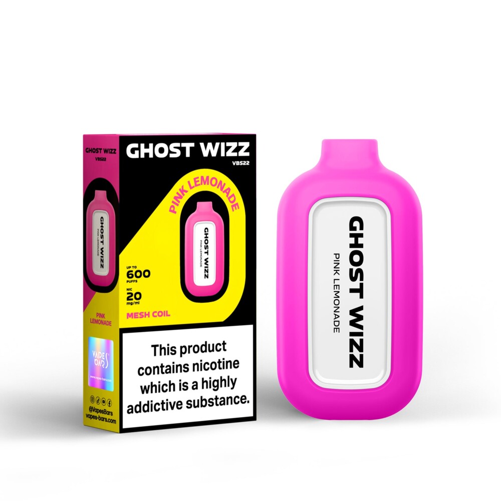 Ghost Wizz - Pink Lemonade - 20mg/ml 600 Puffs