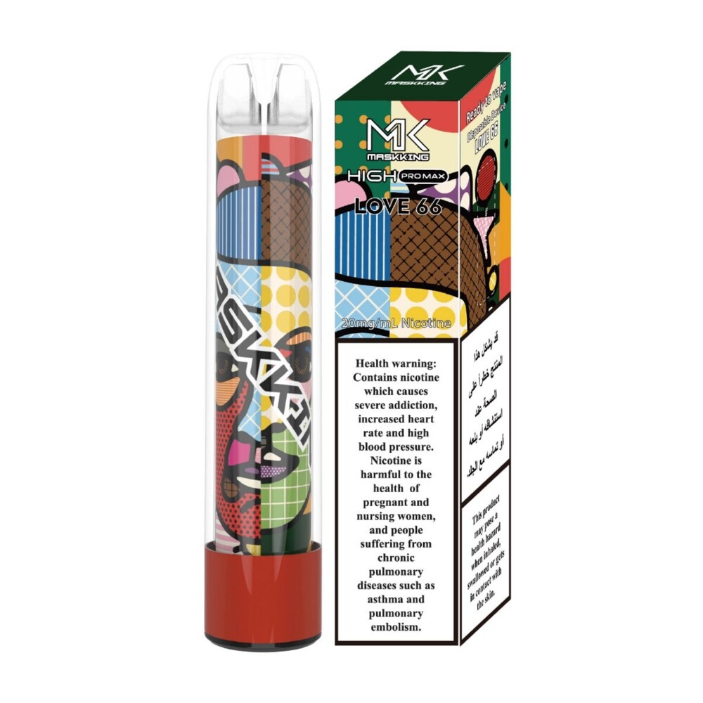 Maskking High PRO - MAX Love 66 -  20mg/ml 2500 Puffs