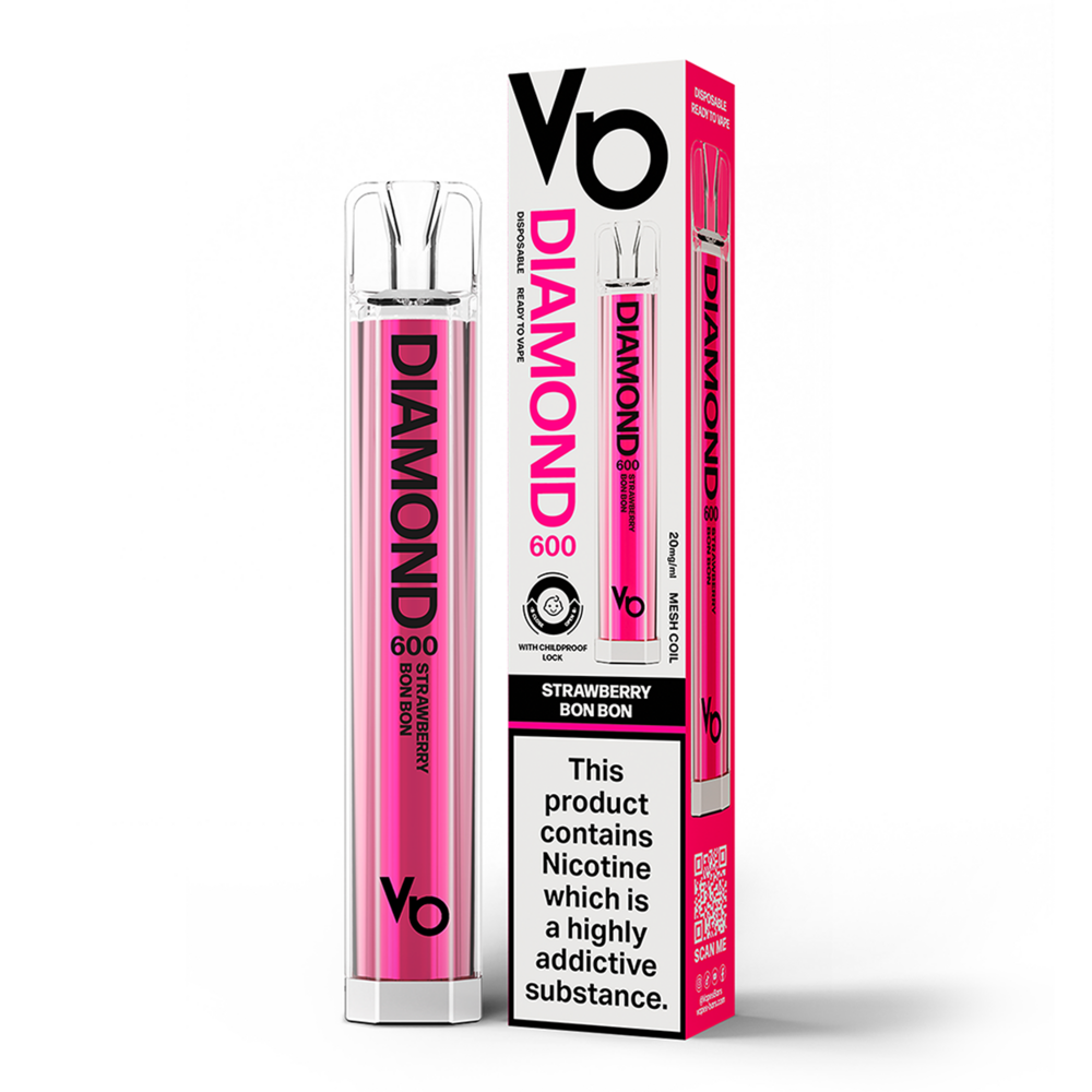 Diamond - Strawberry Bon Bon - 20mg/ml 600 Puffs