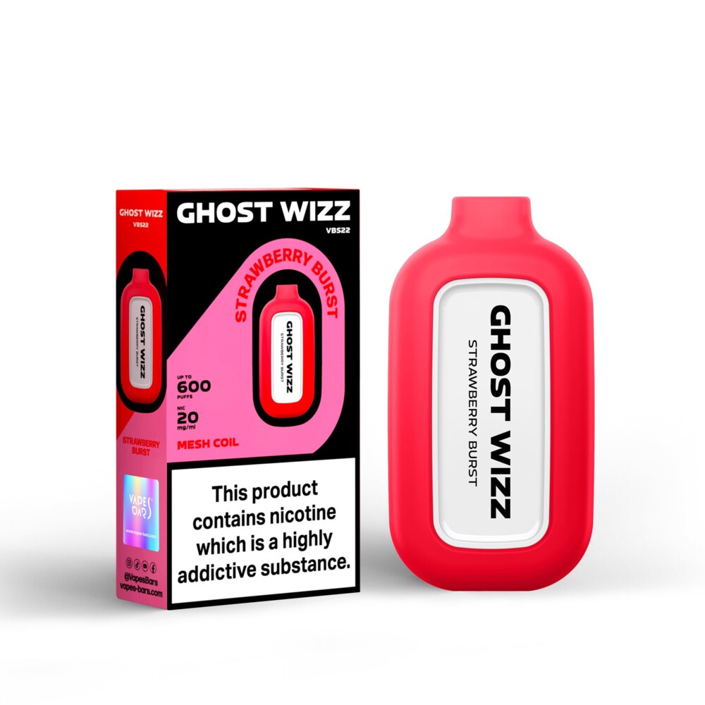 Ghost Wizz - Strawberry Burst - 20mg/ml 600 Puffs