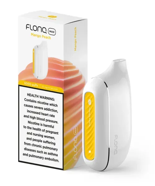 Flonq Max - Mango Peach - 20mg/ml 6000 Puffs