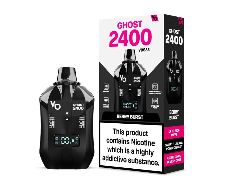 Ghost 2400 - Berry Burst - 20mg/ml 2400 Puffs