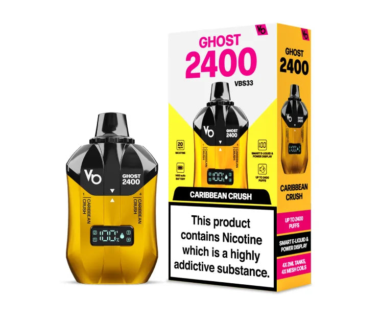 Ghost 2400 - Caribbean Crush - 20mg/ml 2400 Puffs