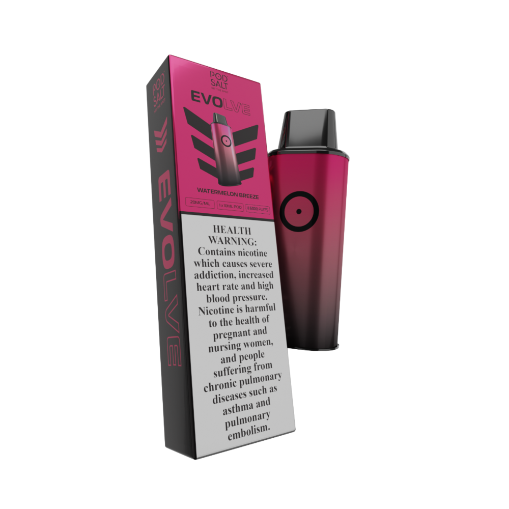 Pod Salt - Evolve Watermelon Breeze - 20mg/ml 6000 Puffs