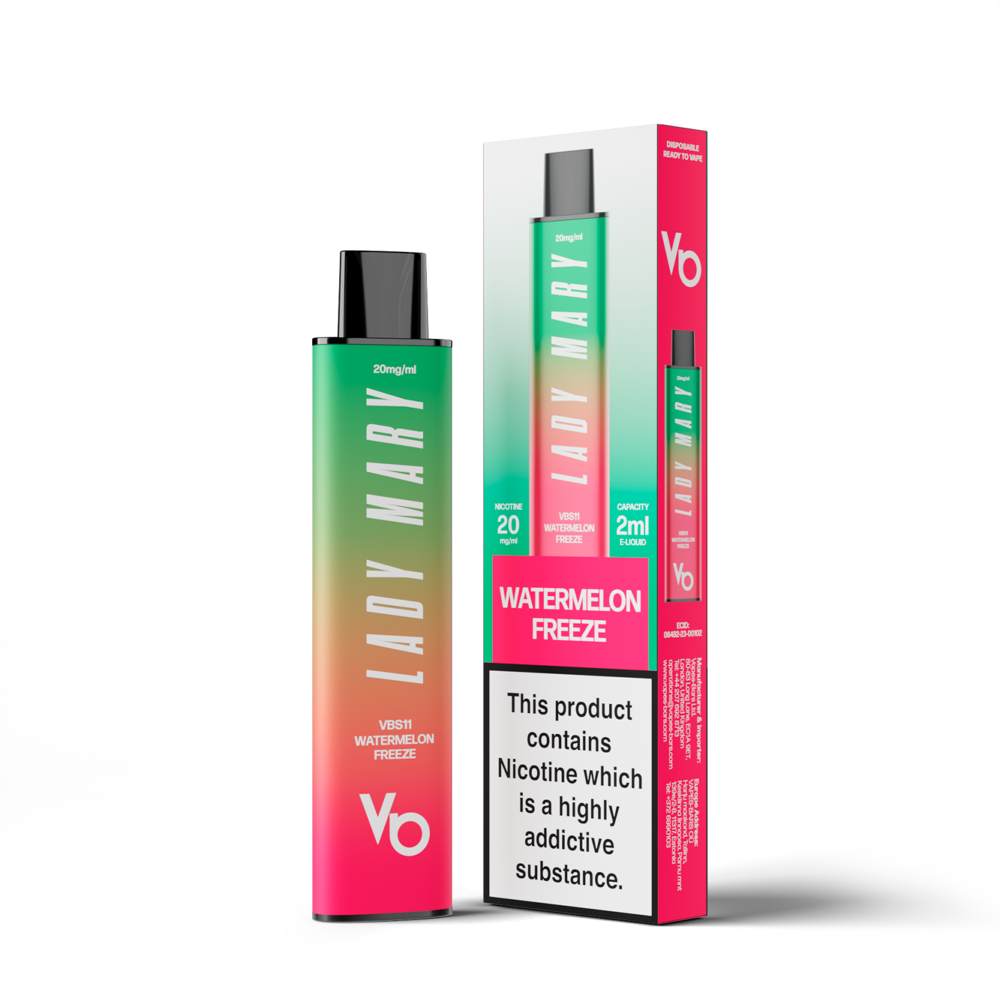 Lady Mary - Watermelon Freeze - 20mg/ml 600 Puffs