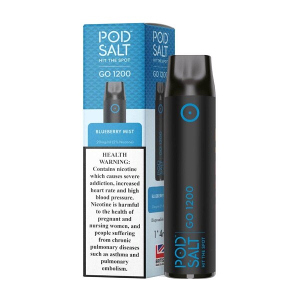 Pod Salt - Go Blueberry Mist - 20mg/ml 1200 Puffs