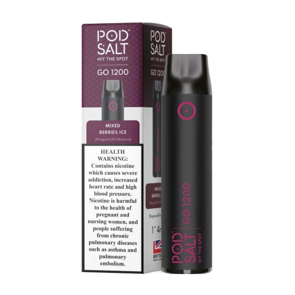 Pod Salt - Go Mixed Berries Ice - 20mg/ml 1200 Puffs