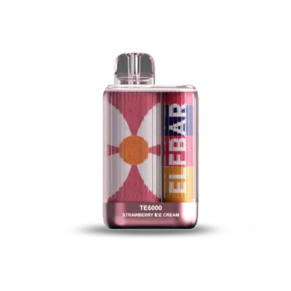 ElfBar TE6000 - Strawberry Ice Cream - 50mg/ml 6000 Puffs