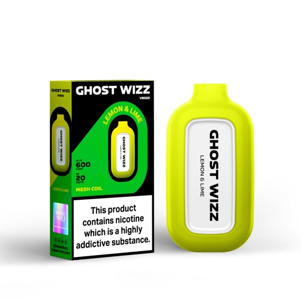 Ghost Wizz - Lemon & Lime - 20mg/ml 600 Puffs