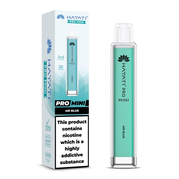 Hayati® Pro Mini - Mr. Blue - 20mg/ml 600 Puffs