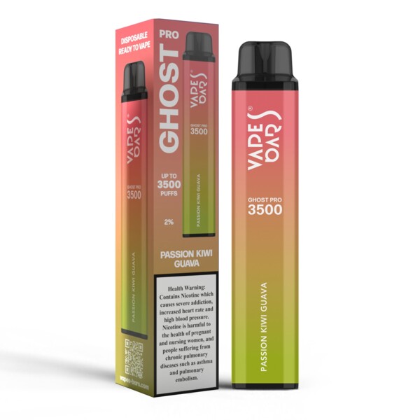 Ghost Pro - Passion Kiwi Guava - 20mg/ml 3500 Puffs