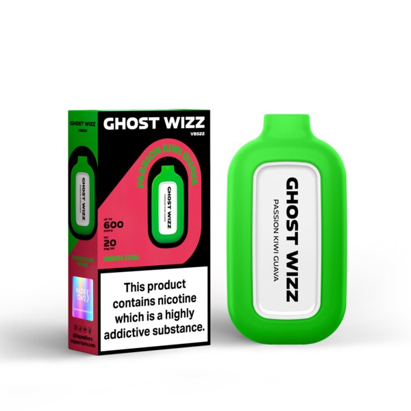 Ghost Wizz - Passion Kiwi Guava - 20mg/ml 600 Puffs