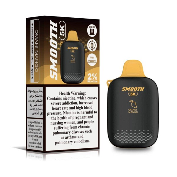 Smooth 5K - Omani Mango - 20mg/ml 5000 Puffs