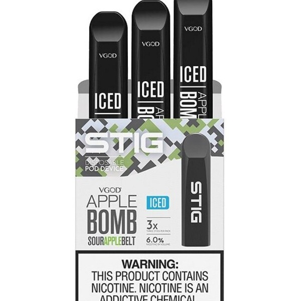 Stig VGOD - Apple Bomb Iced - 60mg/ml 3x200 Puffs