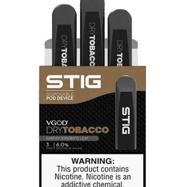 Stig VGOD - Dry Tobacco - 60mg/ml 3x200 Puffs