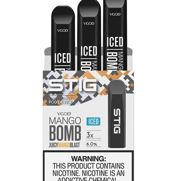 Stig VGOD - Mango Bomb Iced - 60mg/ml 3x200 Puffs