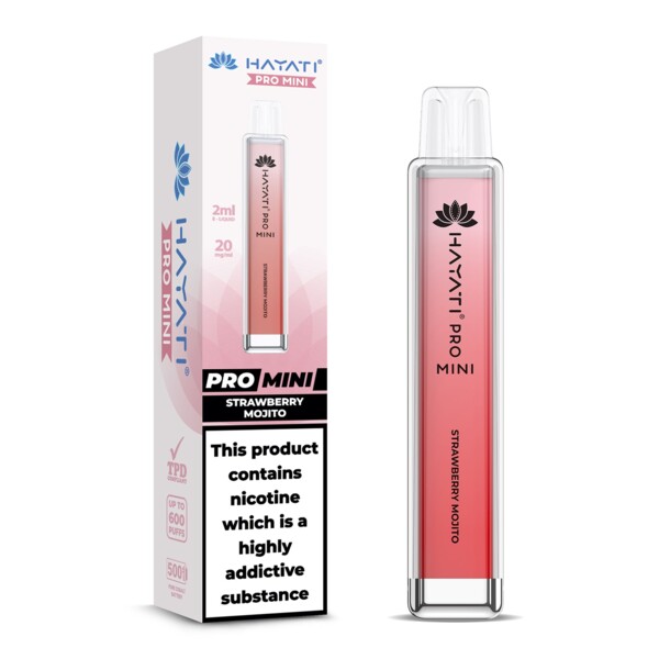 Hayati® Pro Mini - Strawberry Mojito - 20mg/ml 600 Puffs