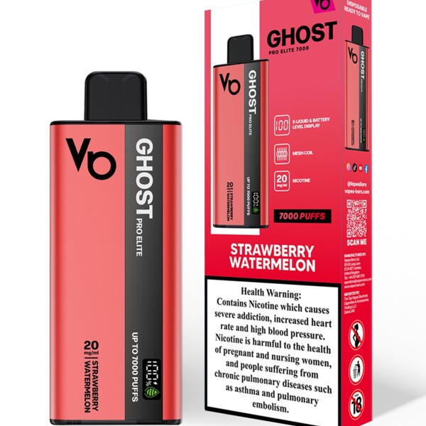 Ghost Pro Elite - Strawberry Watermelon - 20mg/ml 7000 Puffs