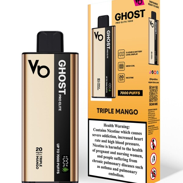 Ghost Pro Elite - Triple Mango - 20mg/ml 7000 Puffs