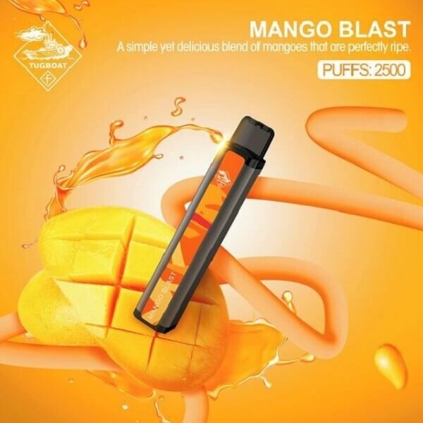 Tugboat XXL - Mango Blast - 50mg/ml 2500 Puffs