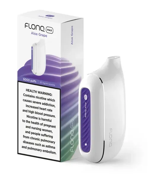 Flonq Max - Aloe Grape - 20mg/ml 6000 Puffs