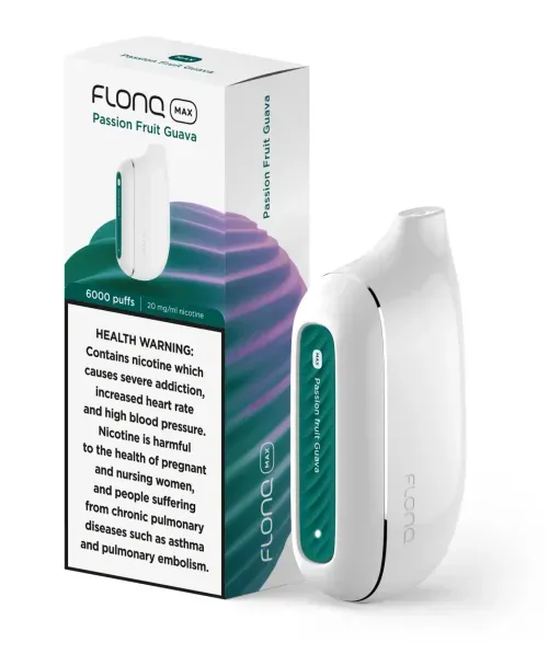 Flonq Max - Passion fruit Guava - 20mg/ml 6000 Puffs