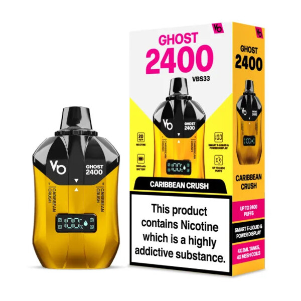 Ghost 2400 - Caribbean Crush - 20mg/ml 2400 Puffs