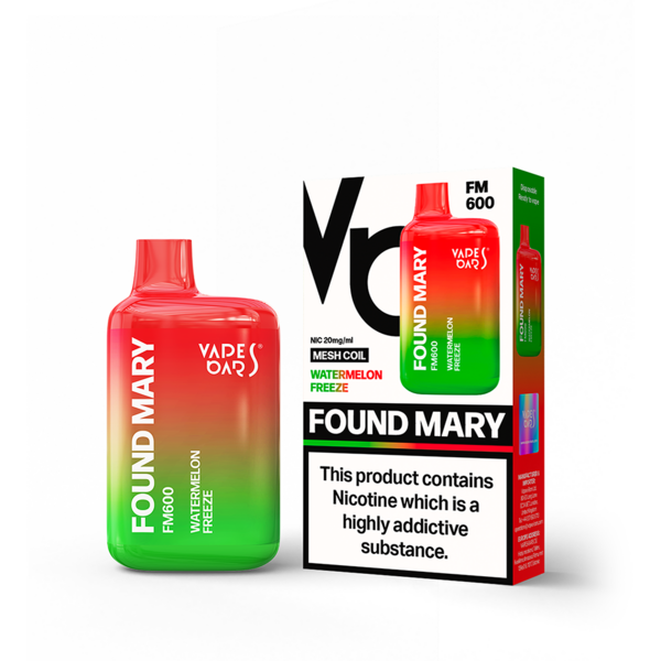 Found Mary - Watermelon Freeze - 20mg/ml 600 Puffs