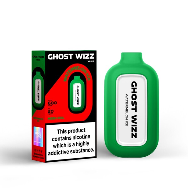 Ghost Wizz - Watermelon Ice - 20mg/ml 600 Puffs